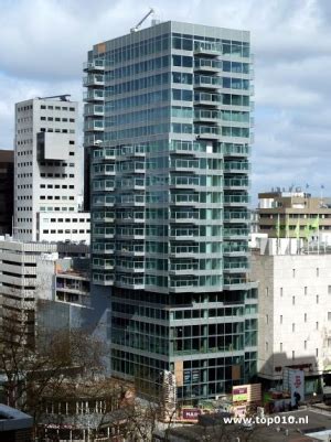 Artistieke impressie van de B Tower in Rotterdam