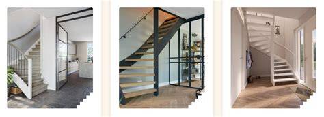 Infographic met verschillende renovatie-opties voor trappen en materiaalkeuzes