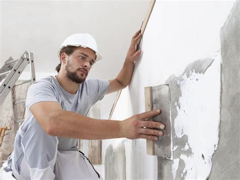 Illustratie van verschillende soorten stucwerk afwerkingen.