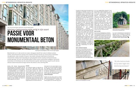 Infographic: herstelmaterialen en technieken voor monumentaal beton
