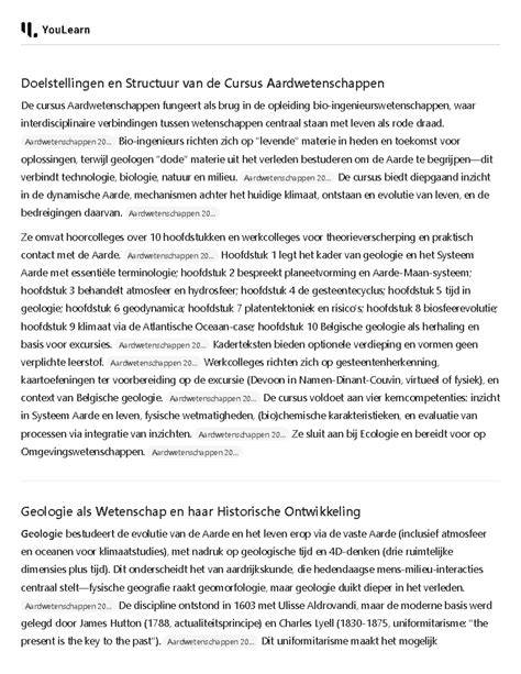 Overzicht van de cursusinhoud en hoofdstukken