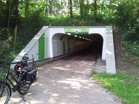 Infographic van fietstunnel en groene inrichting langs Utrechtseweg