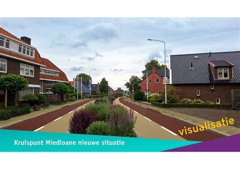 Infographic: Plan Foarstrjitte 30 km/u-zone met brede fietsstrook