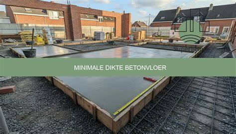 Infographic: factoren voor minimale dikte betonvloer per toepassing