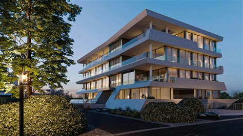 Foto van het appartementencomplex aan de Boschmeersingel met zichtbare steunpilaren na het incident.