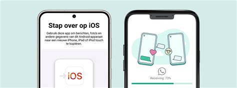 Infographic: Overzicht van contactoverzetting stappen van Android naar Samsung