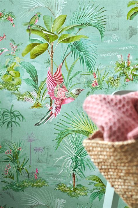 Infographic: overzicht van de Pip Studio dessins Floris, Palm Scene, Good Evening, Raindrops, La Majorelle, Birds in Paradise