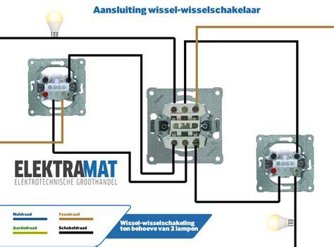 Infografiek: Aansluitschema trekschakelaar vs. wisselschakelaar
