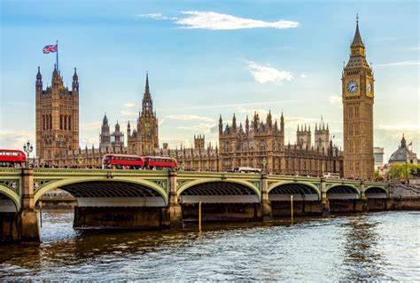 Tower of London, Tower Bridge, Big Ben en Parliament aan de Theems