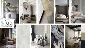 interieuradvies raw en chic moodboard woonkamer