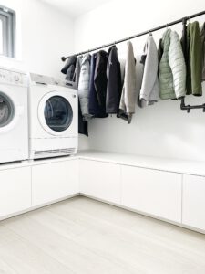 Wasmachine-drogerkast van Ikea Metod keukenkasten