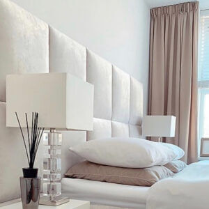 diy luxe hoofdbord bed