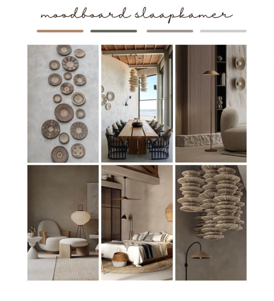 moodboard slaapkamer wabi sabi republiek bloemendaal