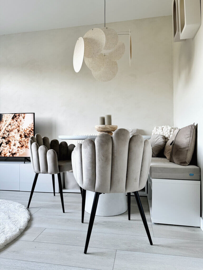 eethoek in wabi-sabi stijl