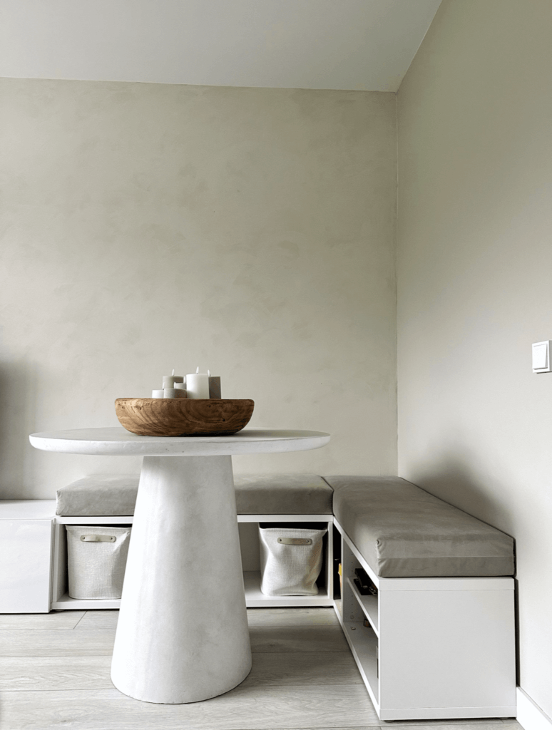 eethoek met maatwerk zitkussen